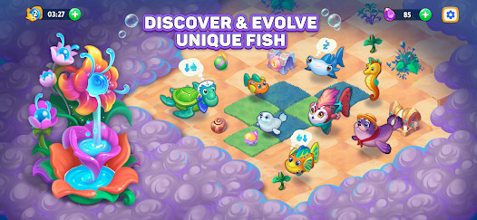 Sea Merge: Fish games in Ocean截图2