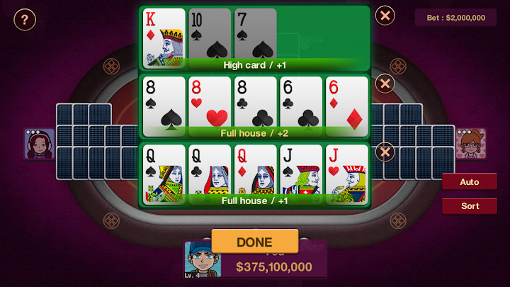 Chinese Poker Offline截图3