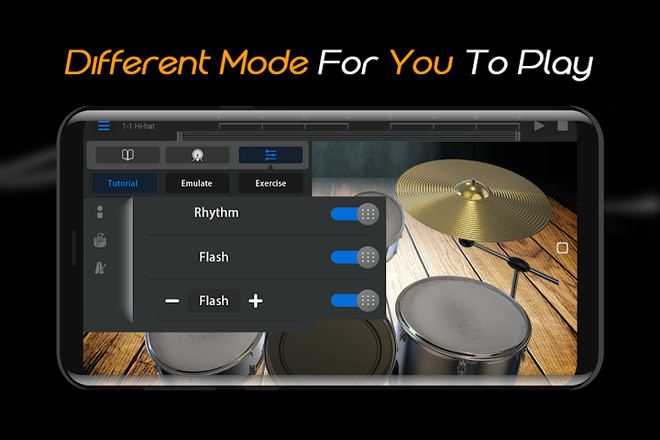 Easy Real Drums-Real Rock and jazz Drum music game截图3