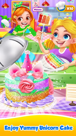 Unicorn Food - Sweet Rainbow Cake Desserts Bakery截图4