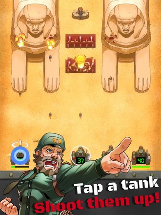 Tank Army - Fast Fingers Shmup截图2