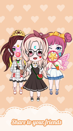 Chibi Dolls: Dress up Games & Avatar Creator截图2