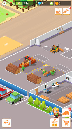 Idle Forest Lumber Inc: Timber Factory Tycoon截图2