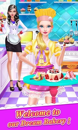 時尚烘培師- 洋娃娃少女換裝烹飪遊戲截图1