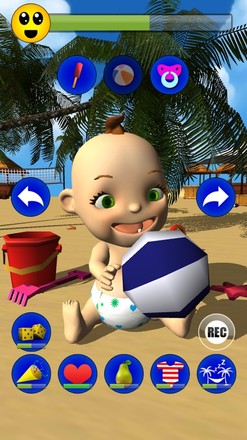 我的宝贝：Babsy在海滩3D截图1