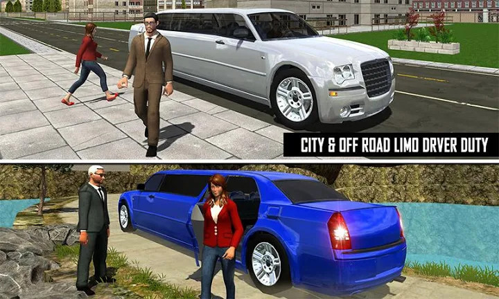 Big City Limo Car Driving Simulator截图3