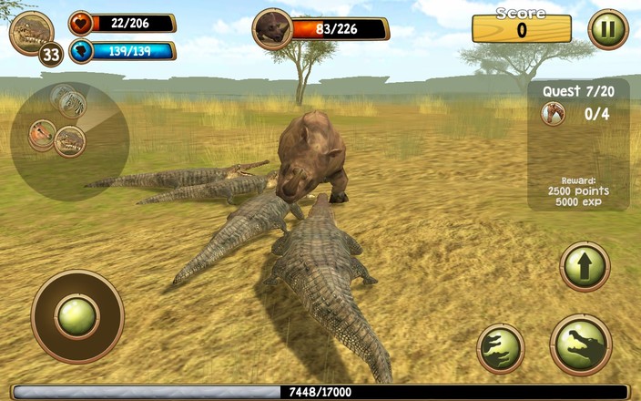 Wild Crocodile Simulator 3D截图4
