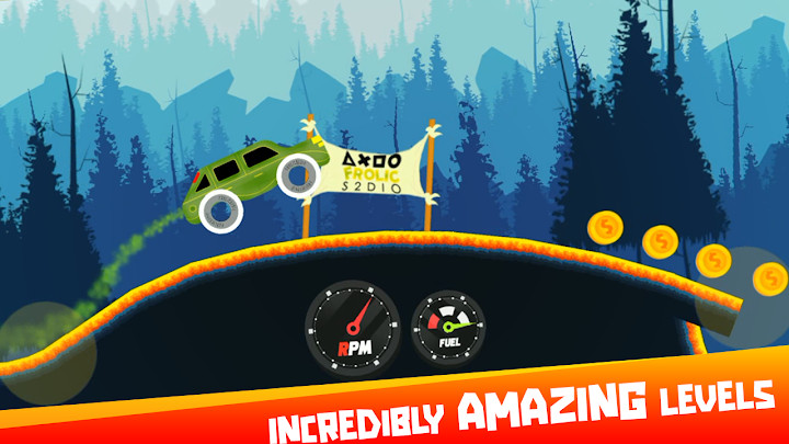 Uphill Climb Racing Neon截图1