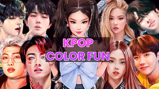 Kpop Paint by Numbers BT21截图6