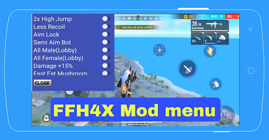 ffh4x mod menu for fire截图2