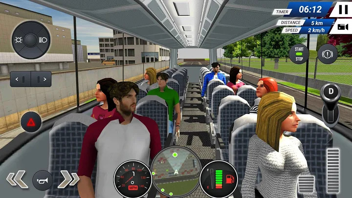 公交车模拟器2019  - 免费 - Bus Simulator 2019 - Free截图5