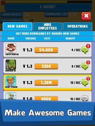 Video Game Tycoon - Idle Clicker & Tap Inc Game截图4