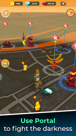 魔法街道：GPS RPG 围棋游戏截图1