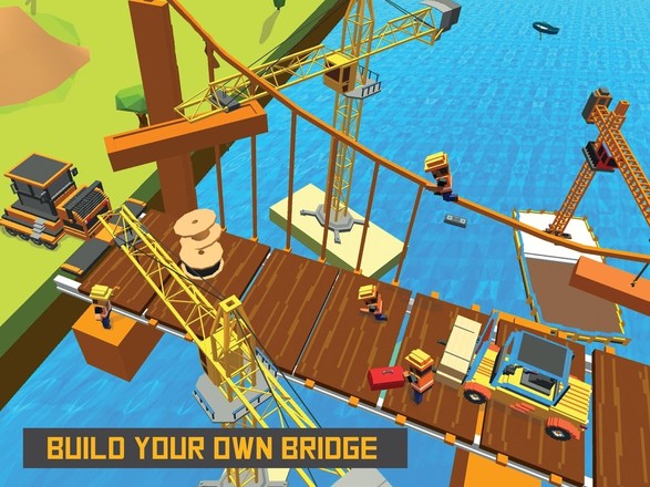 河铁路桥梁建设火车游戏2017截图1