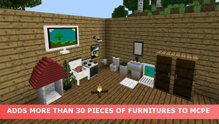 More Furniture Mod Mcpe 2017截图2