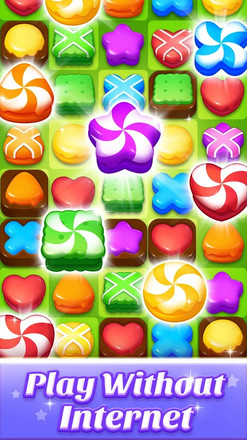 Cookie World -- Clash of Cookie & Colorful Puzzle截图4