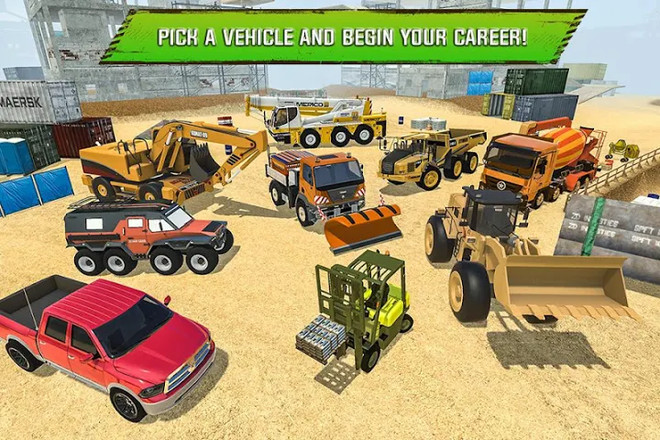 Construction Site Truck Driver截图1