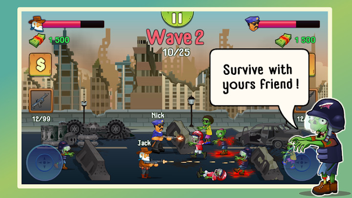 Two guys & Zombies (two-player game)截图4