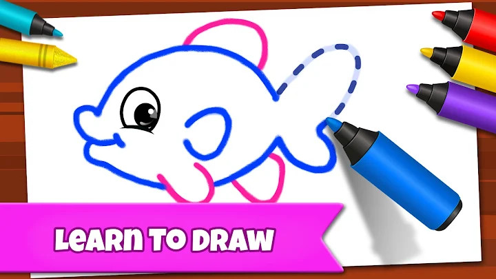 Drawing Games: Draw & Color For Kids截图2