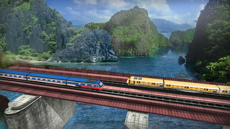 Impossible Indian Train Driving Game Sky City Sim截图5