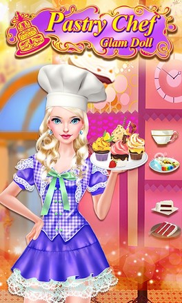 時尚烘培師- 洋娃娃少女換裝烹飪遊戲截图6