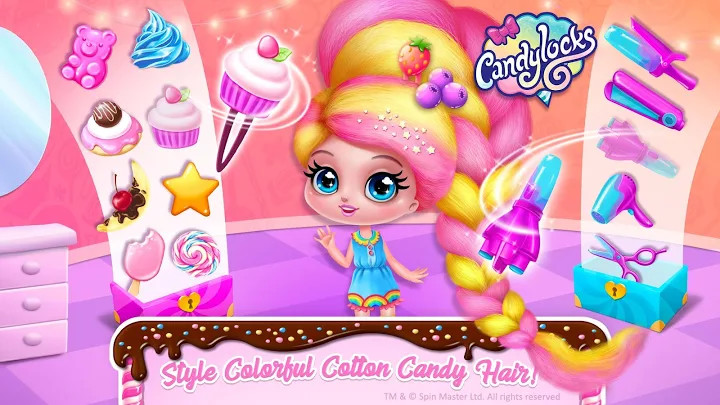 Candylocks Hair Salon - Style Cotton Candy Hair截图3