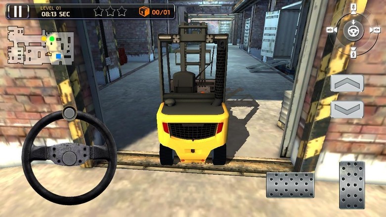 3D Forklift Parking Simulator截图3