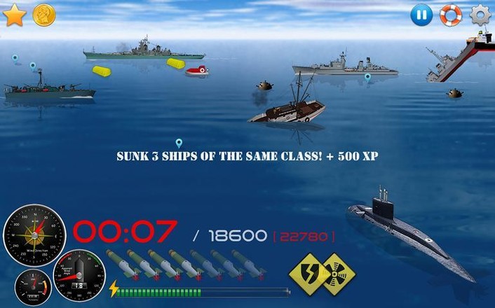 Silent Submarine 2HD Simulator截图4