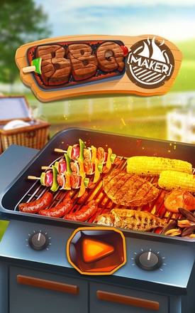 BBQ Kitchen Grill Cooking Game截图4
