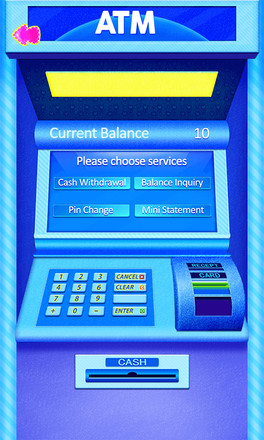 自动取款机 ATM模拟器 - 钱截图5