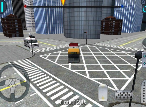 3D城市驾驶 - 巴士停车场截图3