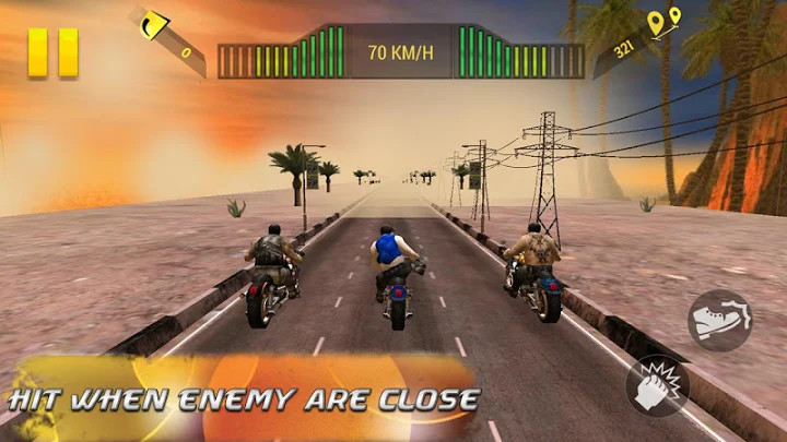 Moto Attack 3D Bike Race 2016截图6