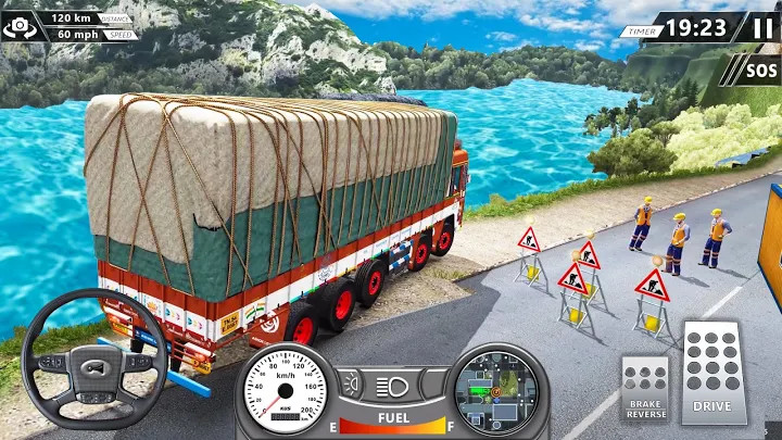 Real Euro Cargo Truck Simulator Driving Free Game截图6