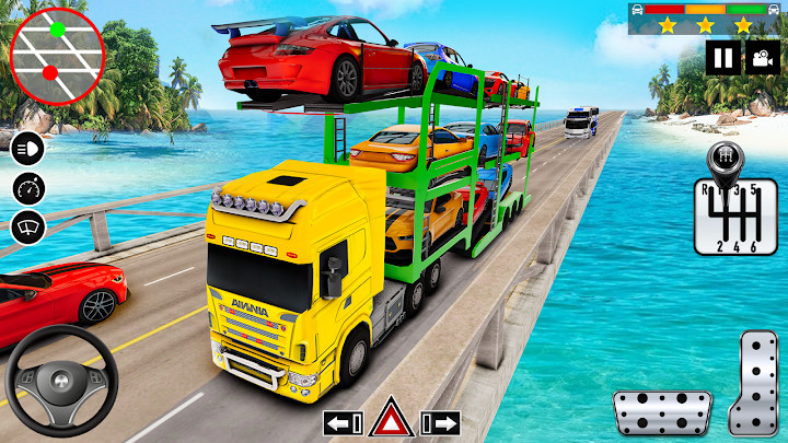 Car Transporter Truck Games 3D截图3