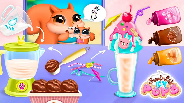 Swirly Icy Pops - Surprise DIY Ice Cream Shop截图2