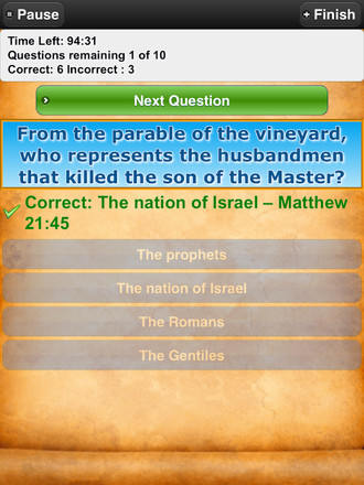 Bible Trivia Quiz Free Bible G截图10