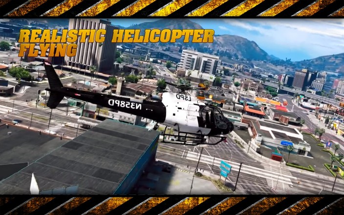 Police Helicopter : Crime City Cop Simulator Game截图4