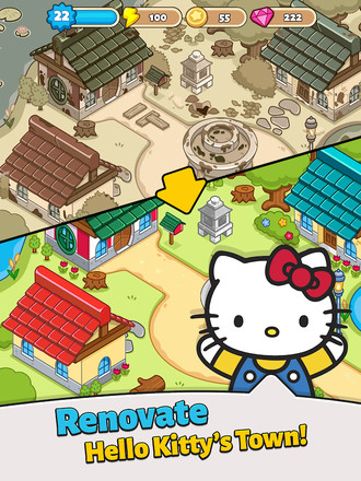 Hello Kitty - Merge Town截图6