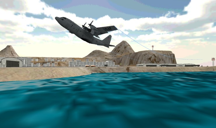 Flight Sim: Transport Plane 3D截图4