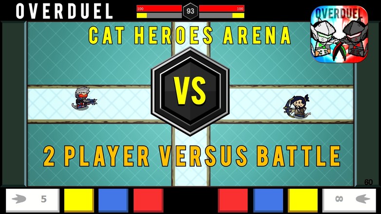 OVERDUEL 猫英雄竞技场 - Cat Heroes Arena Versus 2p截图4