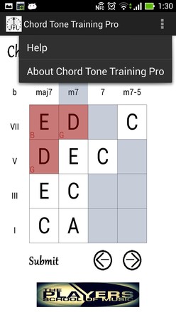 Chord Tone Training Pro截图5