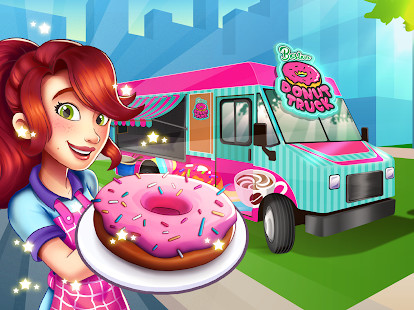 Boston Donut Truck - Fast Food Cooking Game截图5