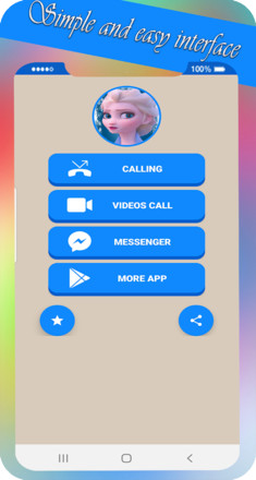 princess of ice video call nd chat simulation game截图3