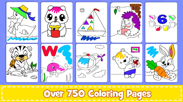 Coloring Games : PreSchool Coloring Book for kids截图5