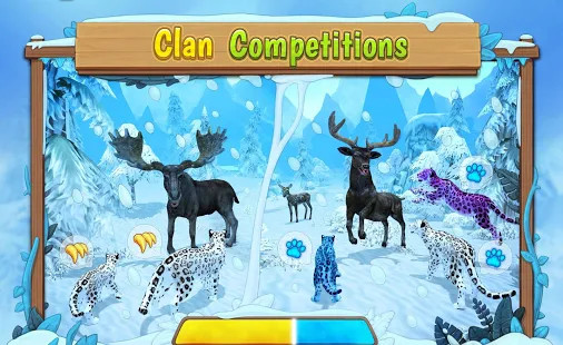 Snow Leopard Family Sim Online截图3