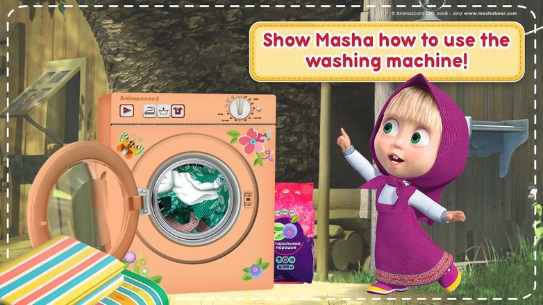 Masha and the Bear: House Cleaning Games for Girls截图5