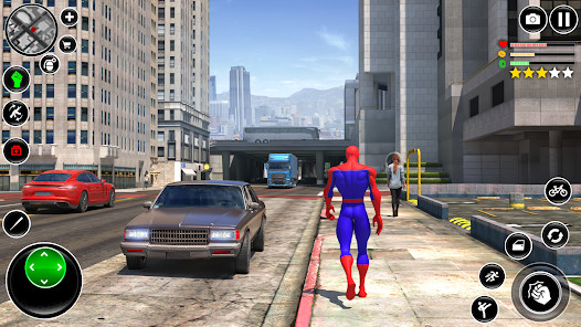 Spider Robot Hero Car Games截图5