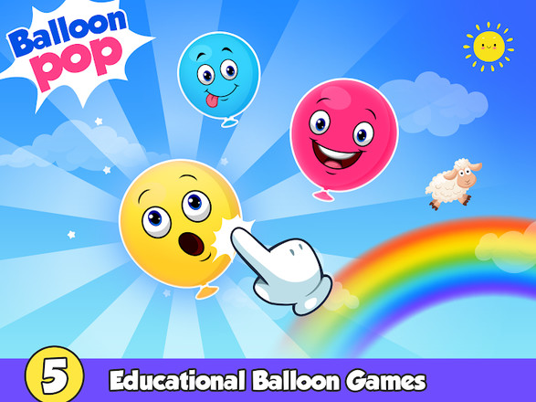 Balloon Pop : Toddler Games for preschool kids截图1