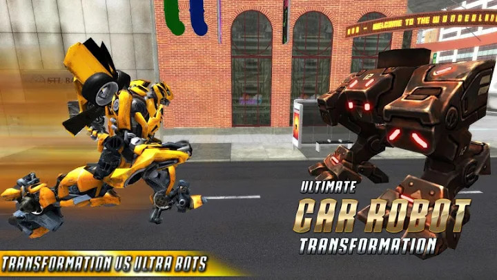 Grand Robot Car Transform 3D Game截图4
