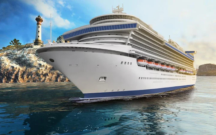 Big Cruise Ship Games Passenger Cargo Simulator截图8